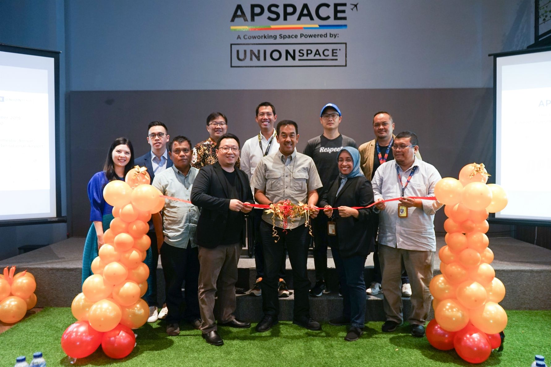 apspace grand opening, first co working space premium at the airport