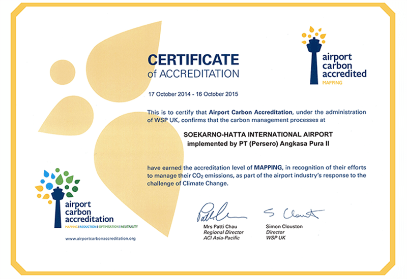 certificate of accreditation soekarno hatta international airport