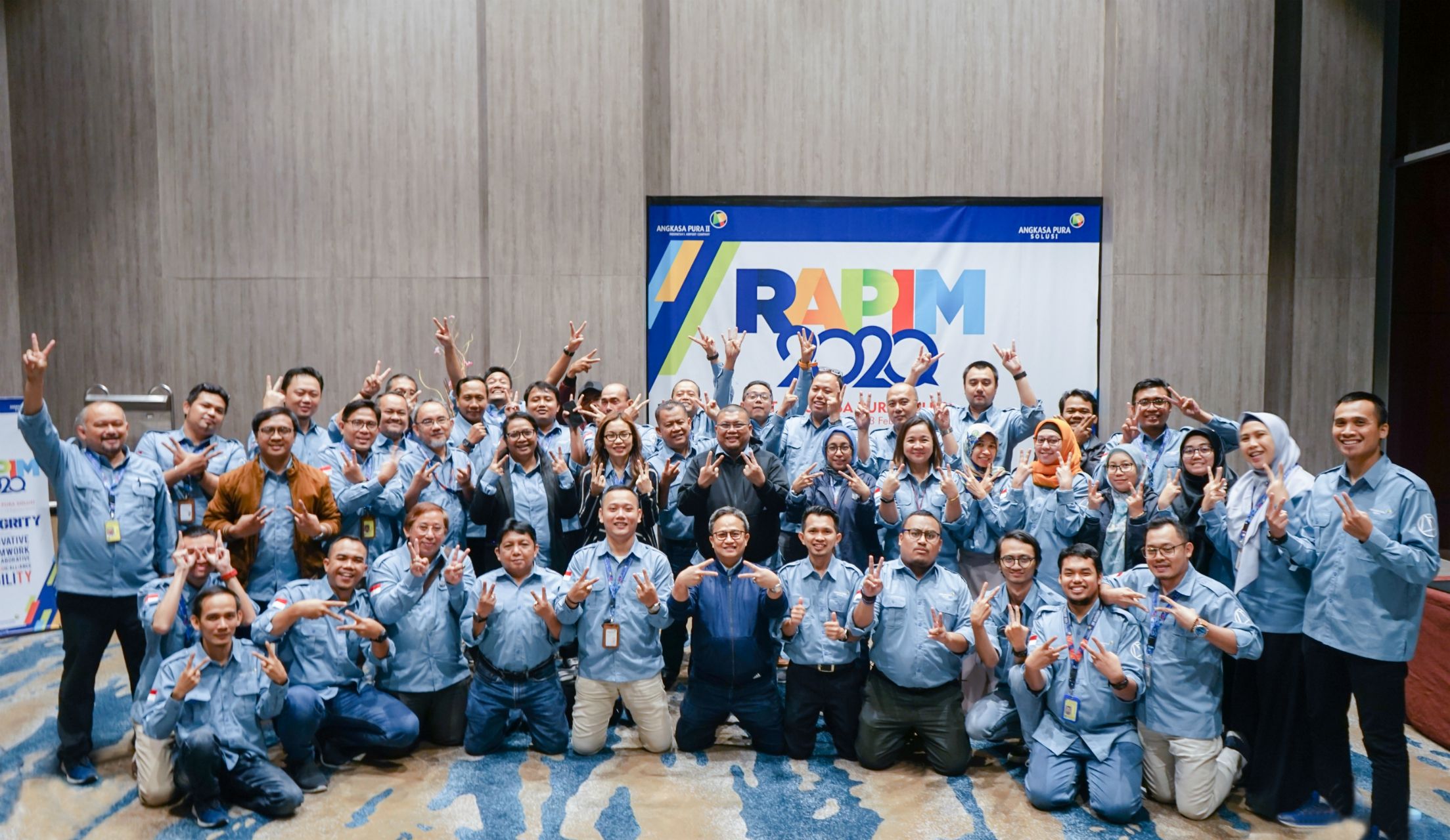 pt. angkasa pura solusi held the first leaders and management meeting in 2020