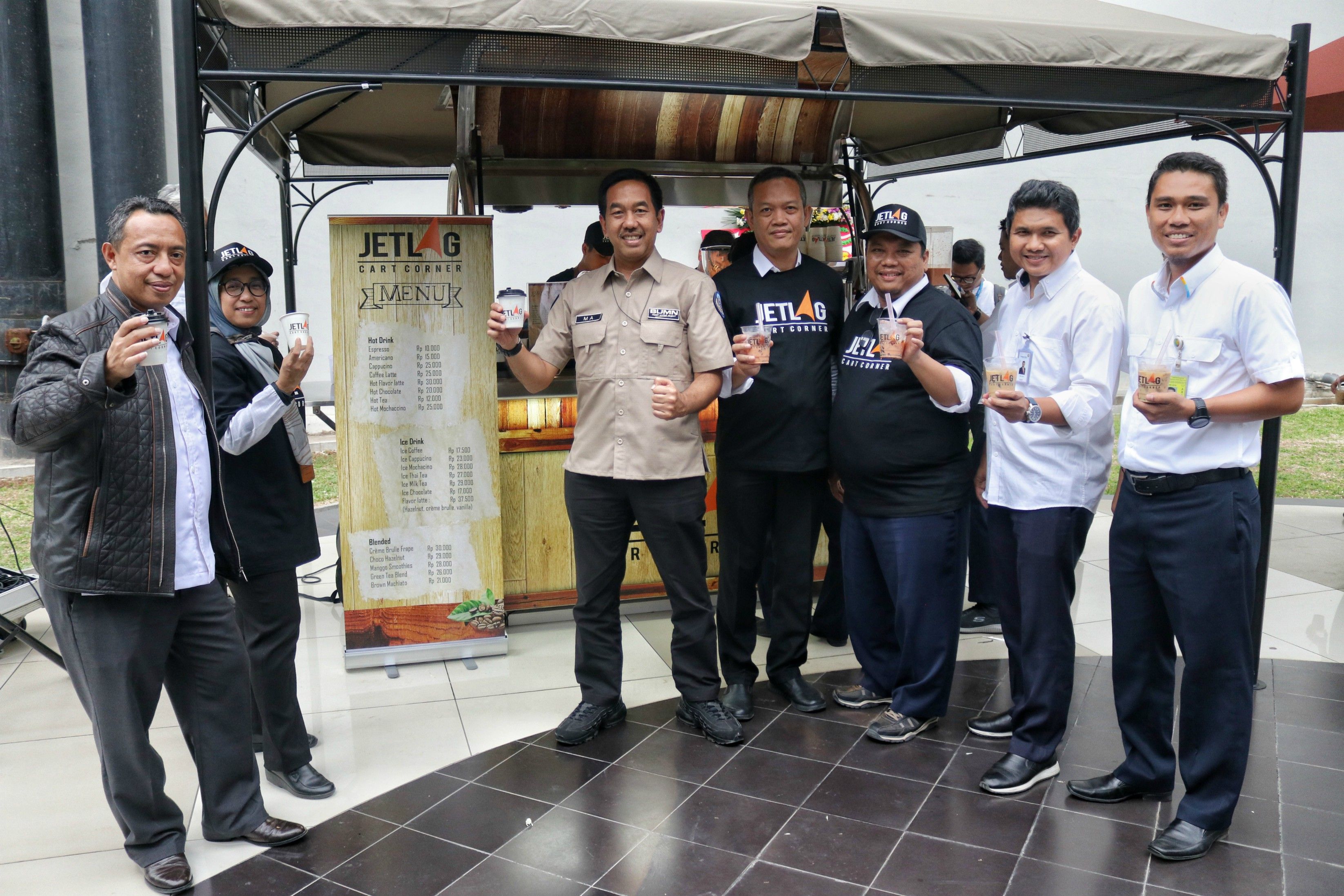 pt. angkasa pura solusi launched the retail jetlag cart corner brand at terminal 3 at soekarno-hatta international airport